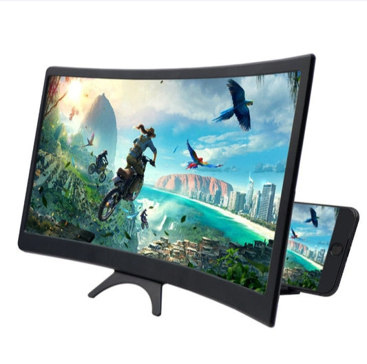 Smart Curved Screen Mobile Phone Screen Magnifier 3D